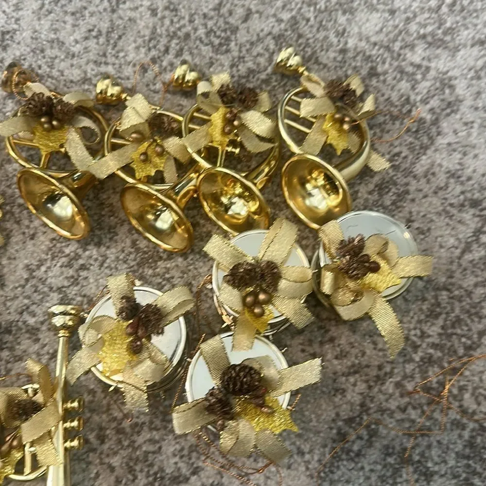 Vintage Christmas Decor Music Themed 21Pc Ornament Bundle
